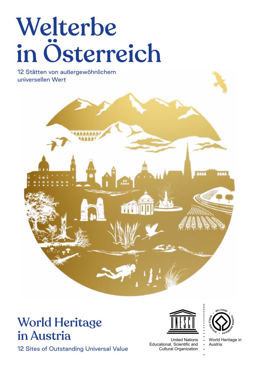 Cover der Broschüre "Welterbe in Österreich"
