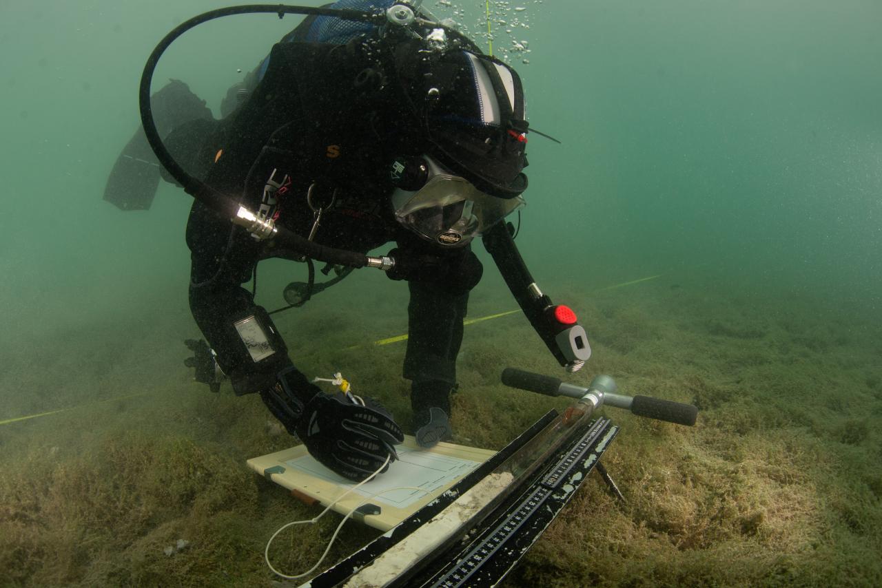 Bohrungen 2022 an der Fundstelle Litzlberg Nord II am Attersee.
