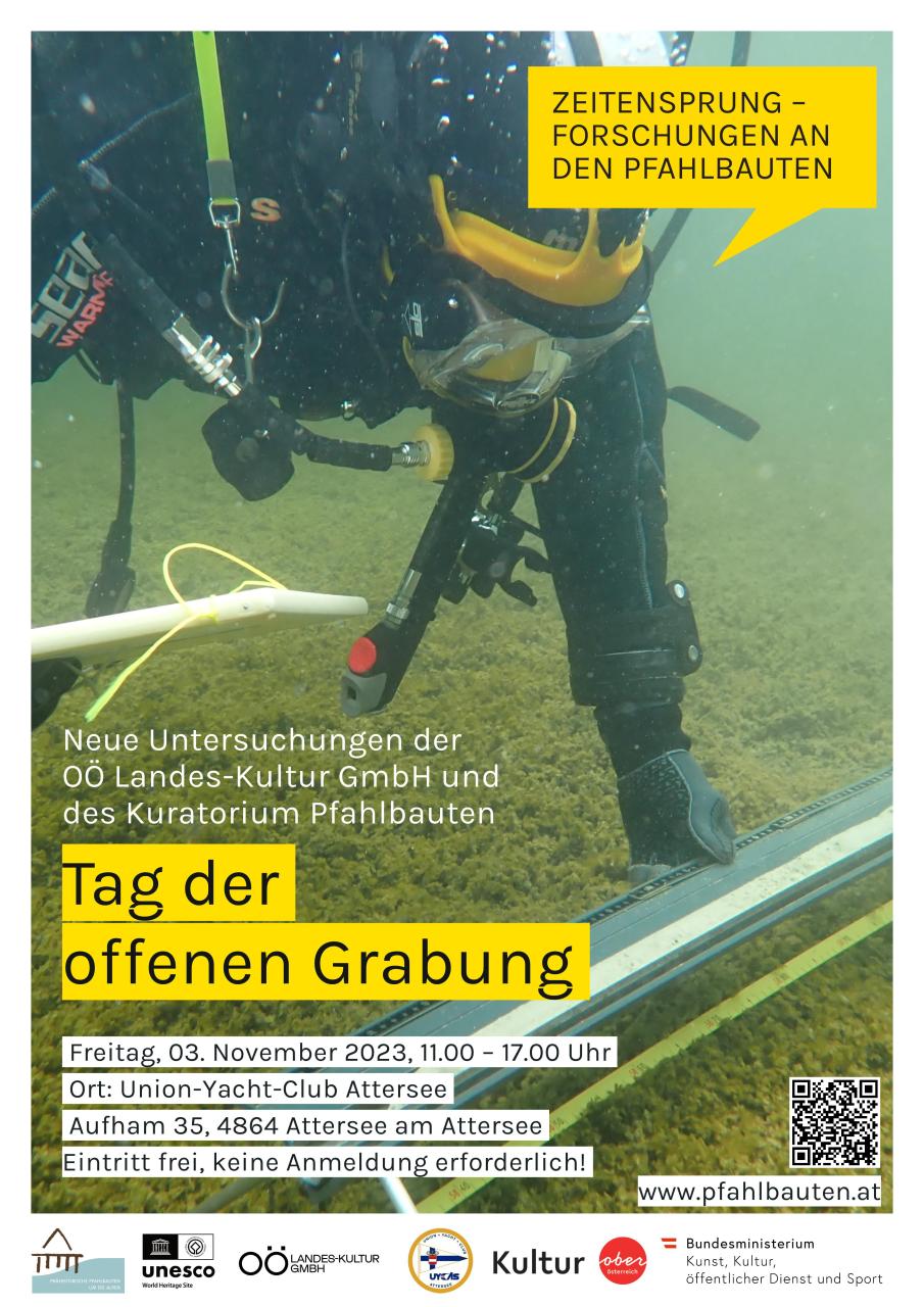 Am 3. November lädt das "Zeitensprung"-Team herzlich zum Tag der offenen Grabung ein.