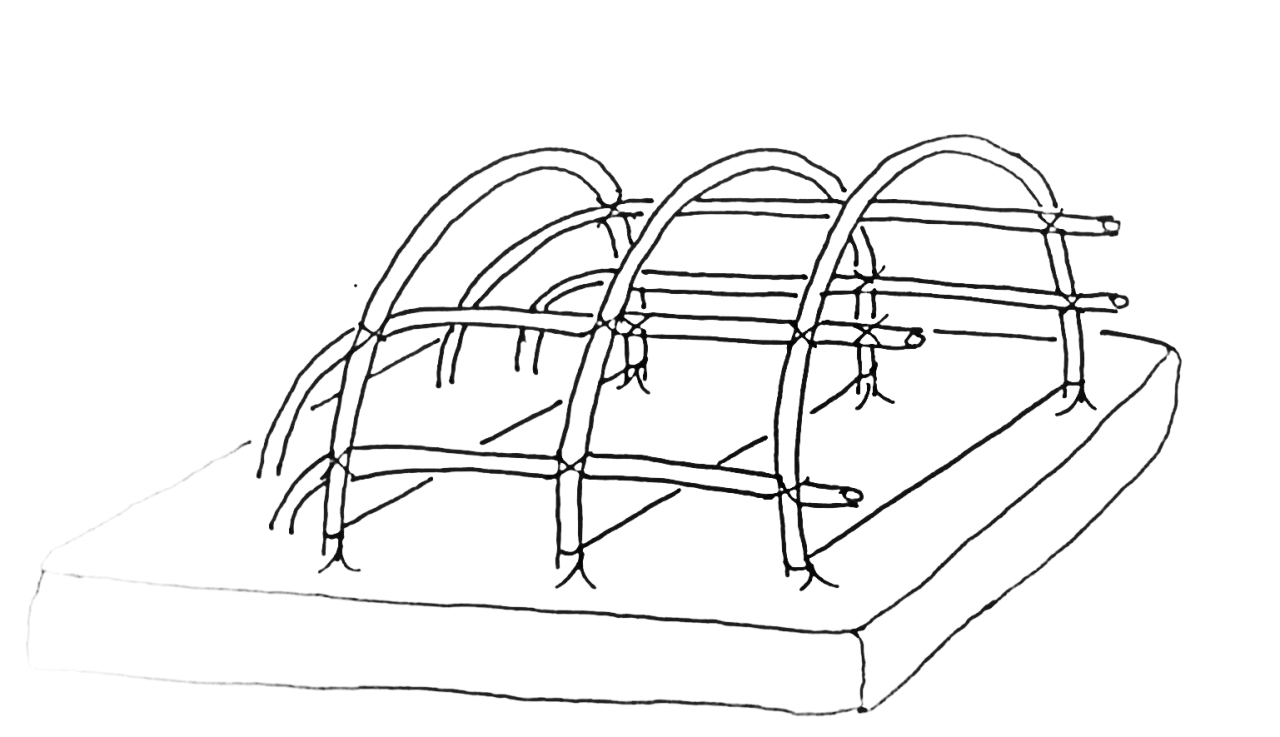 Skizze Aufbau Lehmbackofen