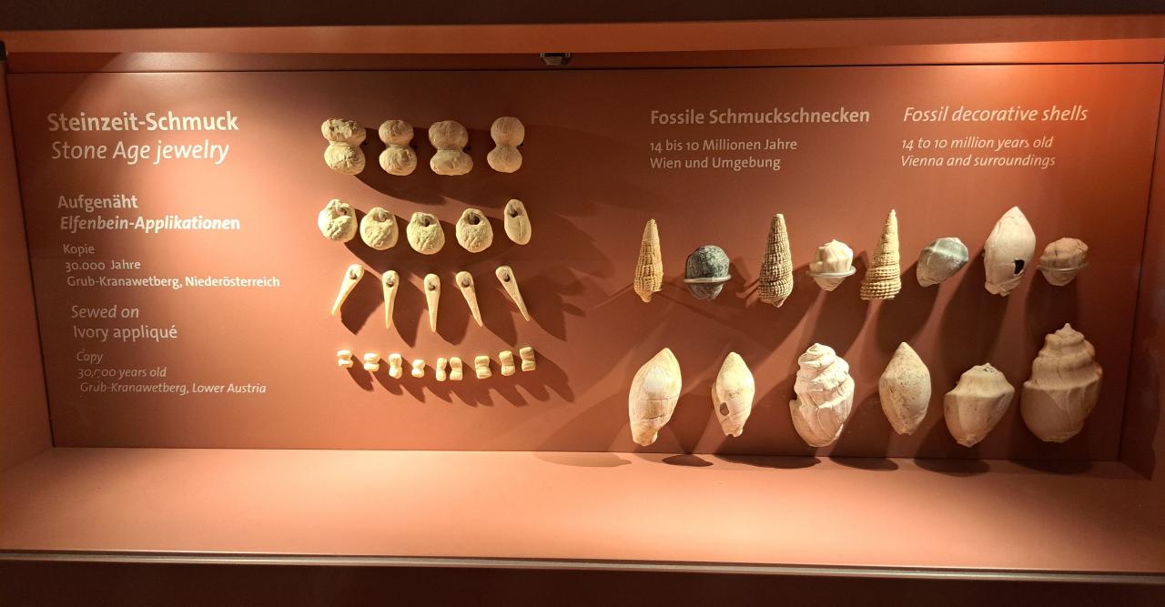 Schmuckanhänger der Steinzeit