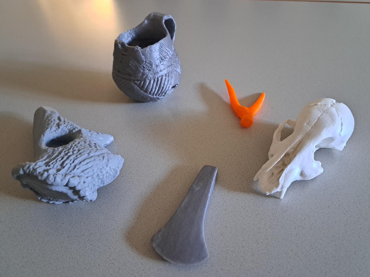 3D-Drucke aus dem FFG-Talentepraktikum 