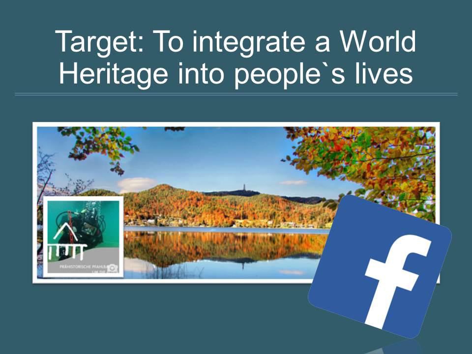 Target: To integrate a World Heritage into people's lives