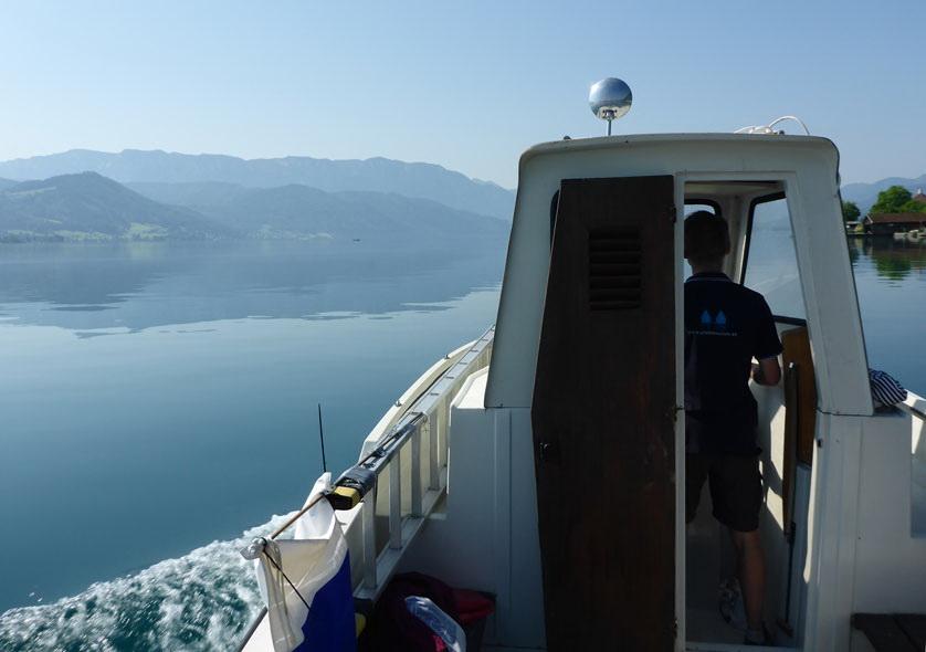 Ein Boot auf dem See