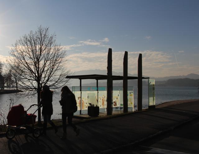Foto vom Pfahlbau Pavillon Seewalchen