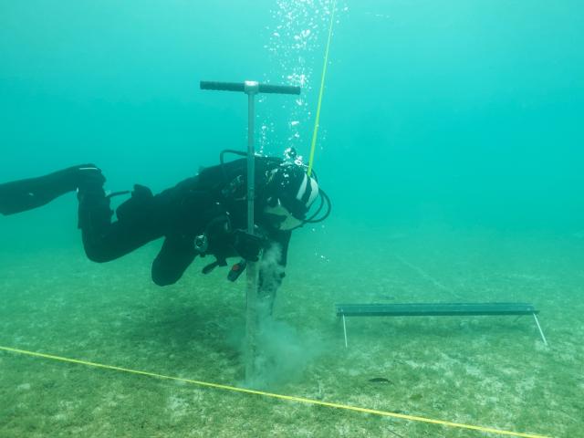 Bohrungen unter Wasser 