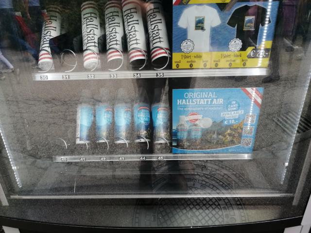"Ahhh, jetzt 'ne Nase voll Perri-air!" - Hallstätter Luft in der Dose! 