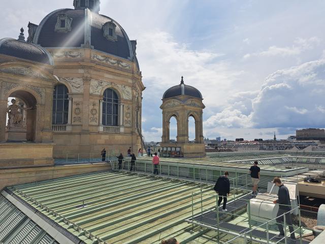Impression Dachführung NHM Wien