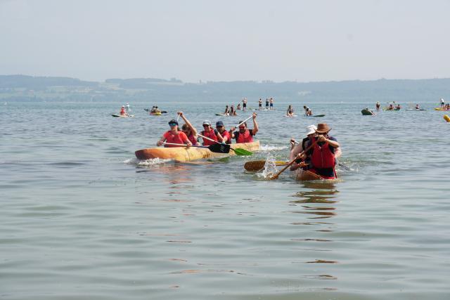 Einbaumregatta - Zweikampf 