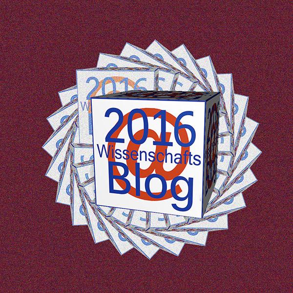 Das Logo des Wissenschafts-Blogs 2016