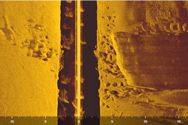 Anomalien in den Sonardaten