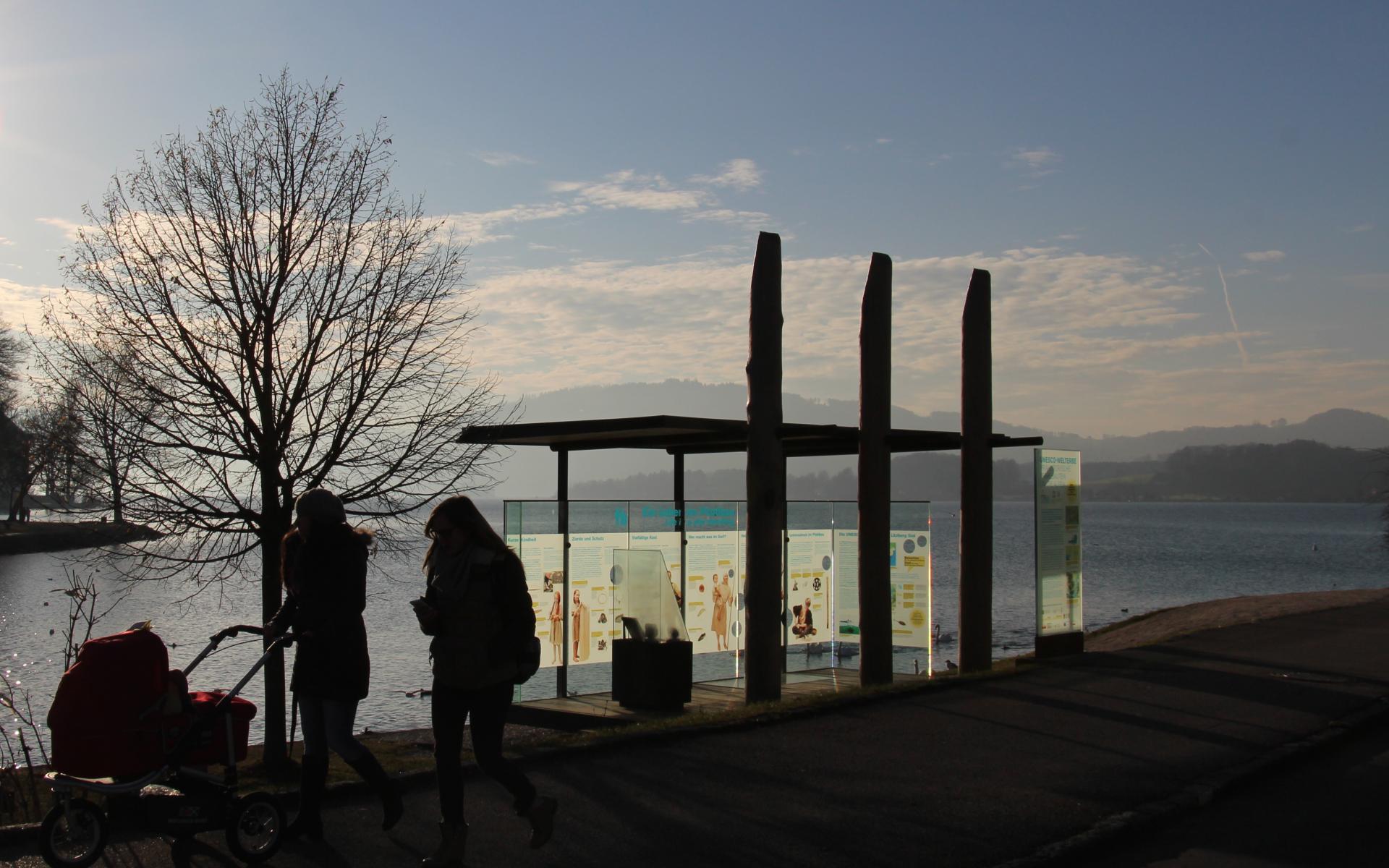 Foto vom Pfahlbau Pavillon Seewalchen