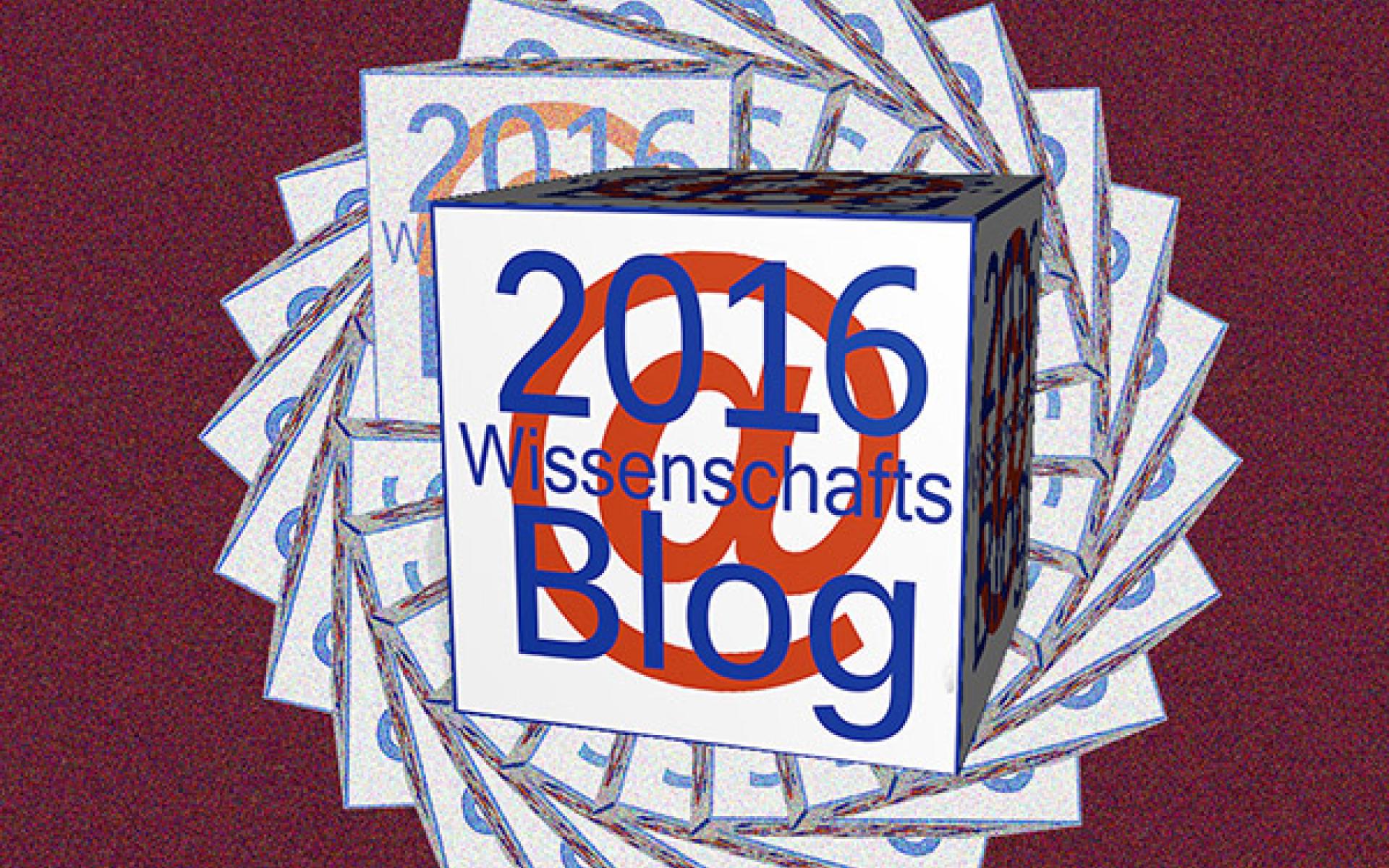 Das Logo des Wissenschafts-Blogs 2016