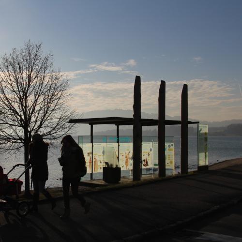 Foto vom Pfahlbau Pavillon Seewalchen