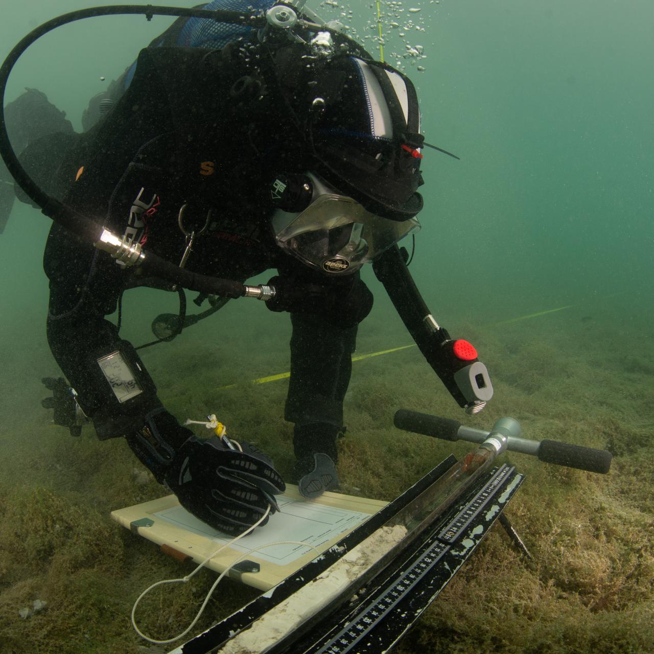 Bohrungen 2022 an der Fundstelle Litzlberg Nord II am Attersee.