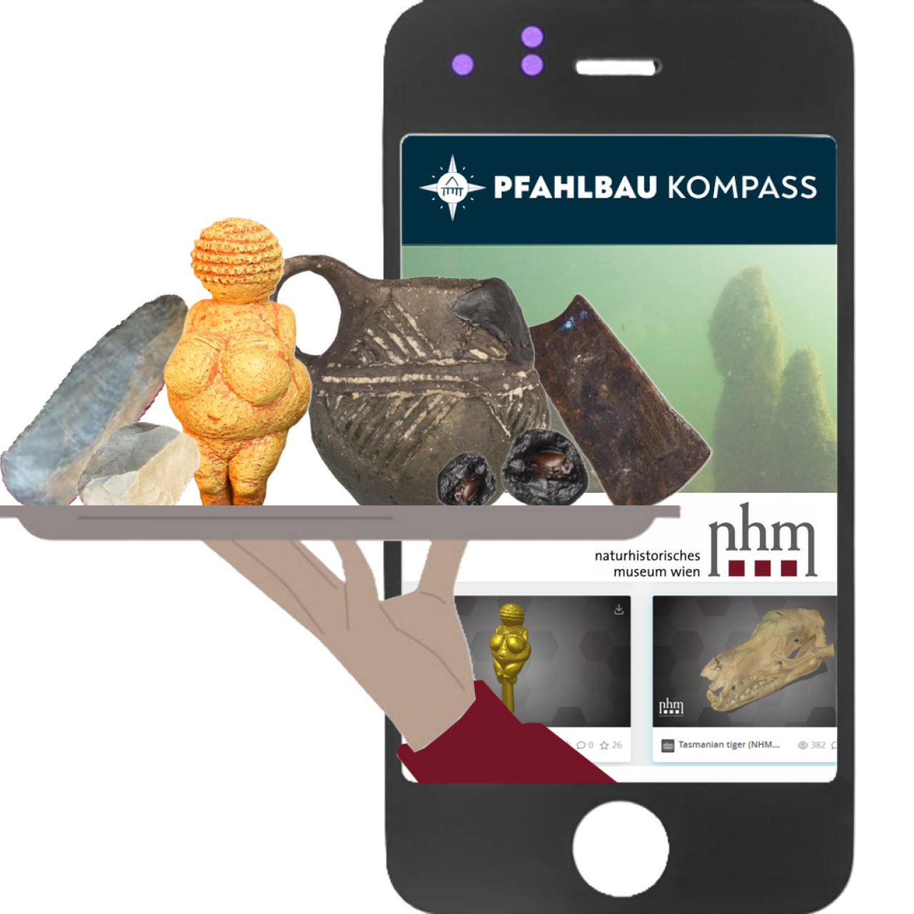 Grafik zu Welterbe digital serviert