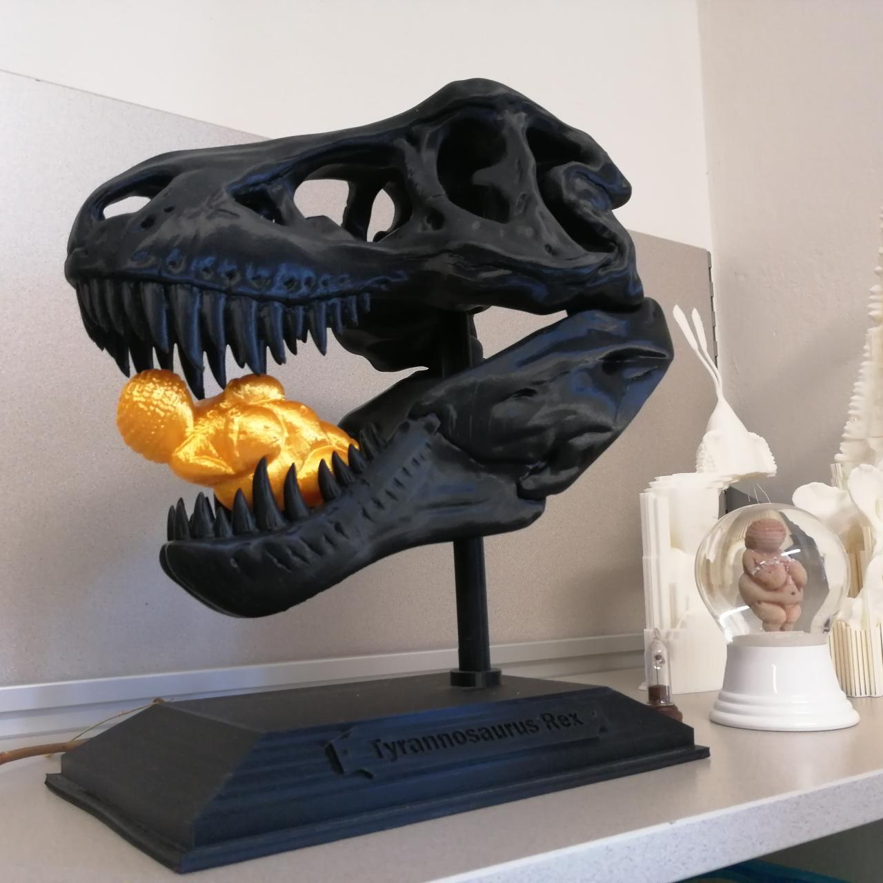 3D-Druck von Dinoschädel