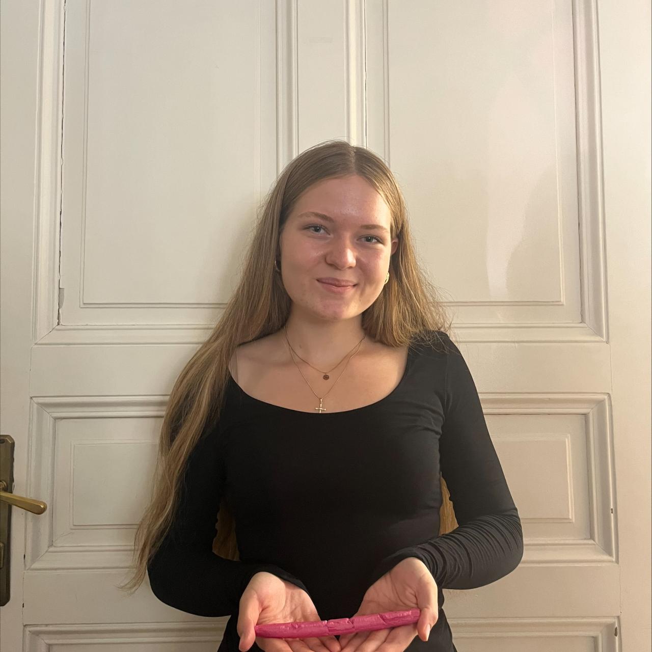 Kristina mit 3D-Druck 