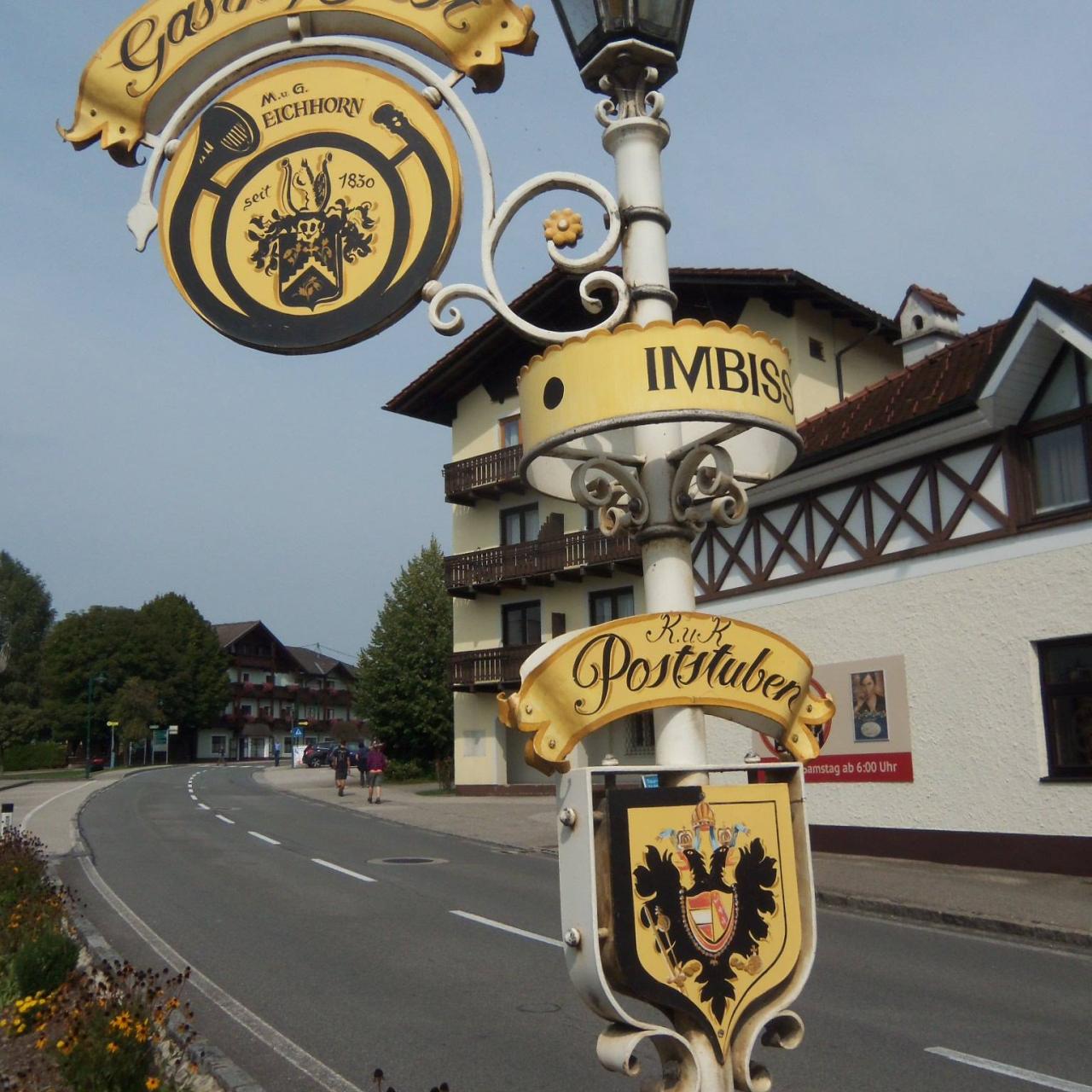 Wegweiser zum Hotel-Restaurant Kaisergasthof
