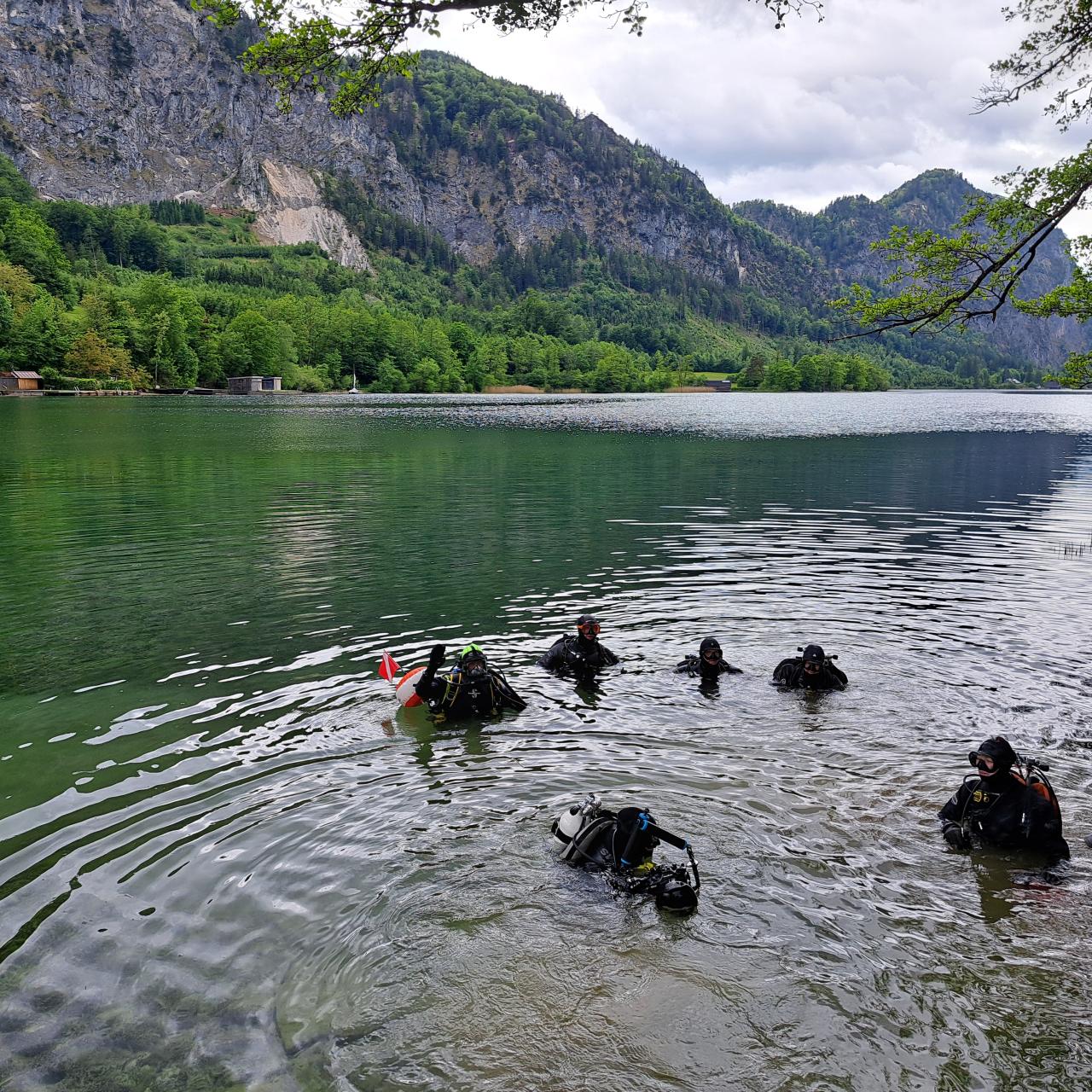 Tauchexkursion am Mondsee
